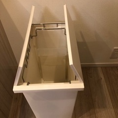 【未使用】ケユカ　観音開きダストボックス　45Lホワイトの画像