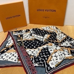 ルイヴィトン LOUIS VUITTON リバーシブル　シルク・...