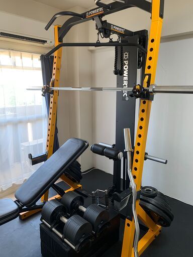 値段交渉OK】ホームジムセット（POWERTECパワーラック、FitElite