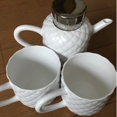 Francfranc ティーポット&マグ2個