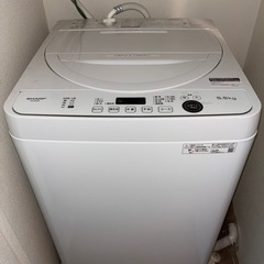 【取引終了】SHARP 洗濯機 5.5kg  ☆説明書付き☆の画像