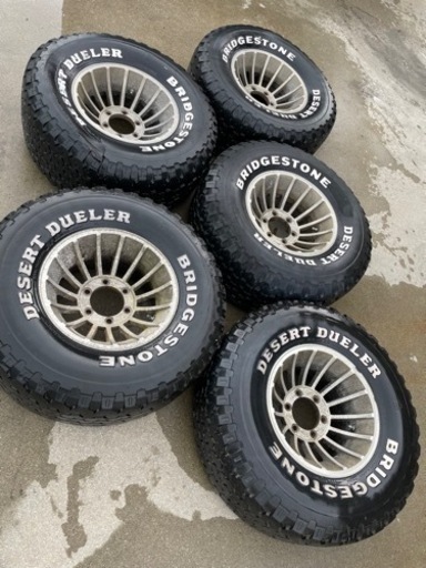 【希少サイズ】ランクル 40系 アルミホイール 旧車 絶版 ワイド エンケイ バハ ENKE BAJA