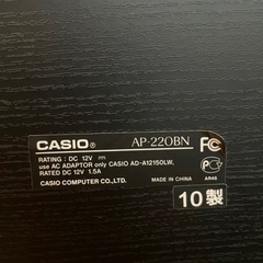 CASIO AP-220BN  高級電子ピアノ CELVIANO セルビアーノの画像