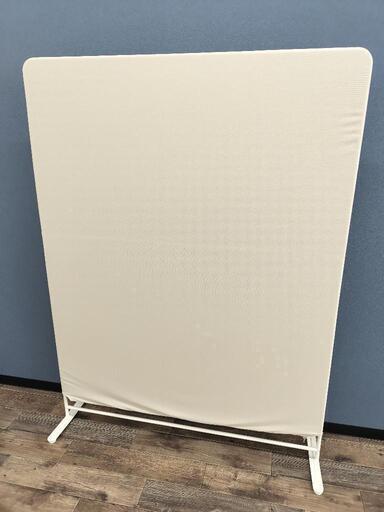 パーテーション スクリーン 衝立 ベージュ 幅120高さ166