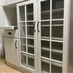 【決まりました】ニトリ　食器棚　レンジボードの画像