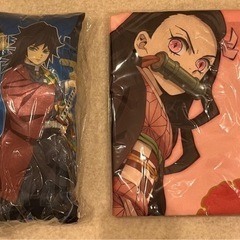鬼滅 クッション バスタオルセットの画像