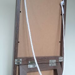 【美品】全身鏡【ナチュラルブラウン】の画像