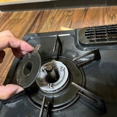 都市ガス用ガスコンロ　二口コンロの画像