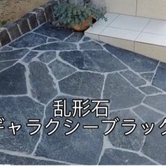 カッコいい！綺麗です！外構　玄関　アプローチ　乱形　ギャラクシー...