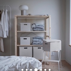 【4個セット】ikea TJENA ティエナ 収納ボックス ふた付き