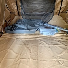 ★新品未使用★車用　ルーフテント　アウトドア　ワンタッチ　ハシゴ付の画像
