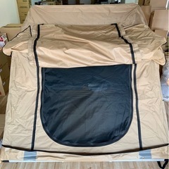 ★新品未使用★車用　ルーフテント　アウトドア　ワンタッチ　ハシゴ付の画像