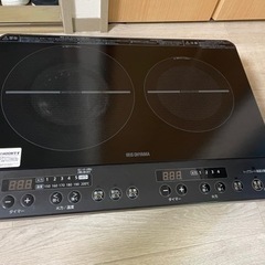 アイリスオーヤマ　IHコンロ　2口の画像