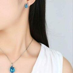 j←←←m11-2【超美品 厳選 】★新着★ 28連 サファイアダイヤモンドペンダント＃3ct＃プラチナ仕上の画像