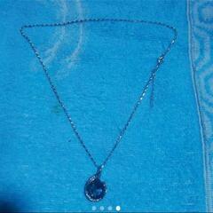 j←←←m11-2【超美品 厳選 】★新着★ 28連 サファイアダイヤモンドペンダント＃3ct＃プラチナ仕上の画像