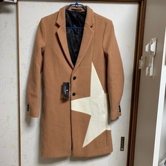 定価￥27,800‼️新品タグ付⭐️マニエラ MANIERA チェスターコート ウール混 ベージュの画像