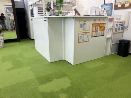 【引取歓迎】受付カウンター L字型