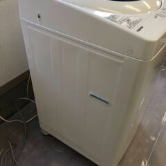東芝 TOSHIBA 2017年製 電気洗濯機 AW-5G5　標準洗濯容量 5.0kg　浸透パワフル洗浄 風乾燥 槽洗浄