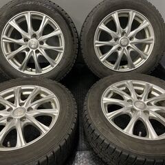 【DUNLOP WM02 205/60R16】スタッドレス【Weds JOKER 16インチ 6.5J5HPCD114.3+53】ノア ステップワゴン ヴォクシー等　(TD790) クレジットカード QRコード決済可能