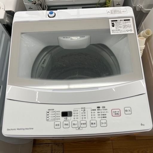 ニトリ 全自動洗濯機 6.0kg 2019年製(ジ035)