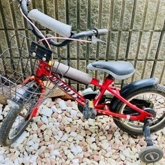 子供自転車　14インチ　※前輪パンク