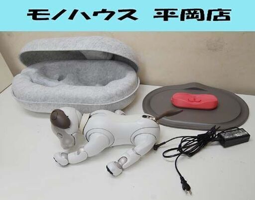 ジャンク SONY アイボ ERS-1000 アイボリーホワイト ケース(クッション)・チャージマット付き バーチャルペット ソニー  札幌市 清田区 平岡