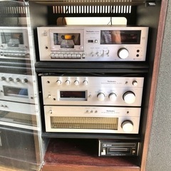 昭和レトロ Technics ステレオセットの画像