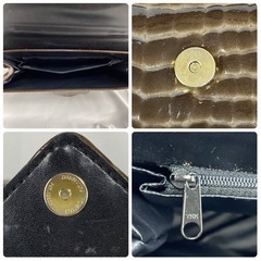 TOHPO トーポ ハンドバッグ 本革 ブラウン 金具 ゴールド 高級感の画像