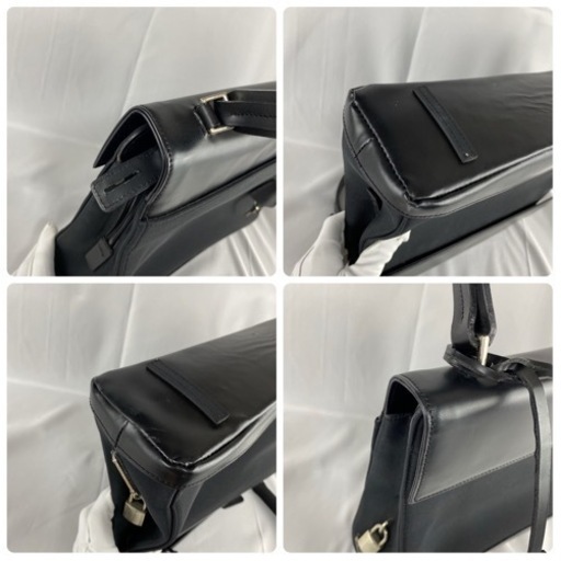 PRADA プラダ ハンドバッグ フォーマルバック 三角ロゴ ブラック 黒 鍵付