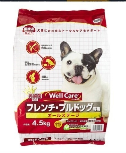 ドッグフード：ウェルケア フレンチ・ブルドッグ専用 オールステージ 4.5kg