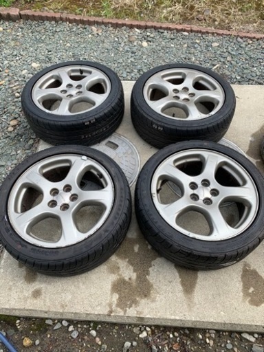 スバル　純正ホイール　国産タイヤセット　215/45R17