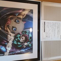 鬼滅の刃　描き下ろしイラストA4キャラファイングラフの画像