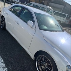 【低燃費の車、軽自動車と交換可】マークX 250G 後期　バックモニター　ナビ　被せシート　ETC  傷、凹み有の画像