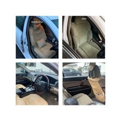 【低燃費の車、軽自動車と交換可】マークX 250G 後期　バックモニター　ナビ　被せシート　ETC  傷、凹み有の画像