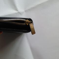 美品　アニエスベー　レディース　折り財布　ネイビー色の画像