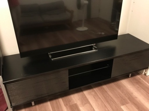 大塚家具　高級　テレビボード　ブラック　美品