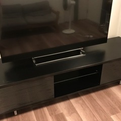 大塚家具　高級　テレビボード　ブラック　美品