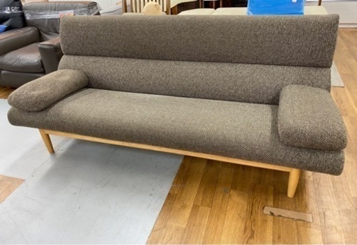 R467 CONDEHOUSEカンディハウス「エクリプス」ヒッコリー材 3人掛けソファ 39万 美品