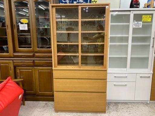 【愛品館 江戸川店】無印良品 カップボード ID:151-007561-007
