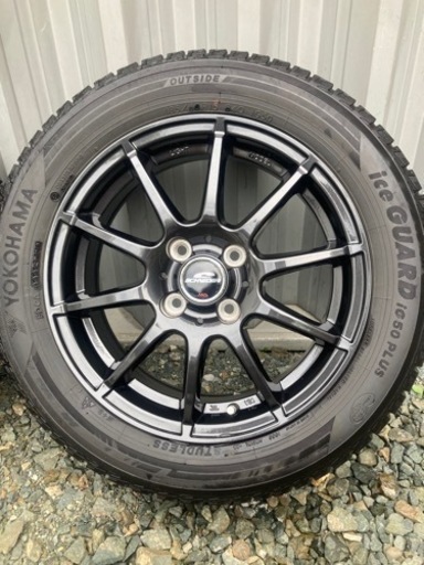 2020年製 15インチ スタッドレス ヨコハマ アイスガードIG50 PLUS /シュナイダー スタッグ SG PCD100 4H 