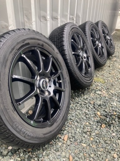 2020年製 15インチ スタッドレス ヨコハマ アイスガードIG50 PLUS /シュナイダー スタッグ SG PCD100 4H 5.5J