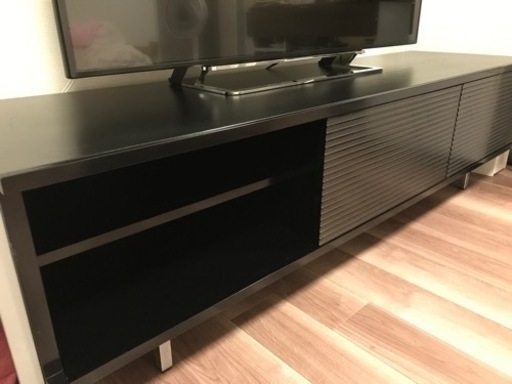 大塚家具　高級　テレビボード　ブラック　美品