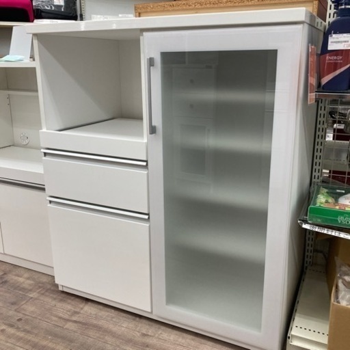 ★売約中　ニトリ キッチンカウンター キッチンボード 食器棚 コンパクト NITORI 幅90cm