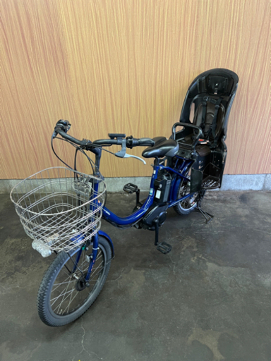 格安掲載‼️ 子供乗せ 電動自転車 YAMAHA バビー  リアチャイルドシート付き 20インチ8.7Ahバッテリー容量最大❗️自宅引