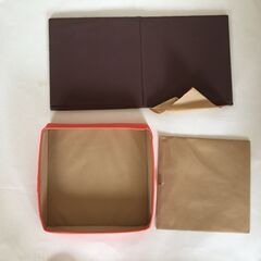 商談中　値下げ　折り畳み式収納ケース  （布地タイプ）2個 の画像