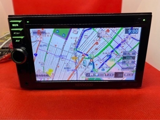 KENWOOD 簡単操作　MDV-333 TV&DVD走行中視聴OK フルセット　そ-2