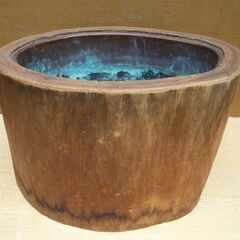 天然木使用の手あぶり火鉢