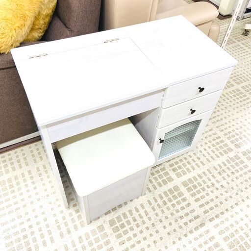 1/22【ジモティ特別価格】ニトリ ドレッサー フローリオ7080D 鏡台 家具