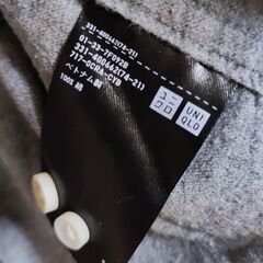 ユニクロ　フランネルシャツの画像