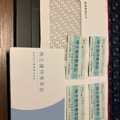 京浜急行電鉄　株主優待乗車証です。  電車　バス全線　2022年...